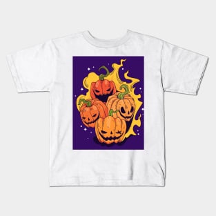 horror pumpkin halloween Celebration Kids T-Shirt